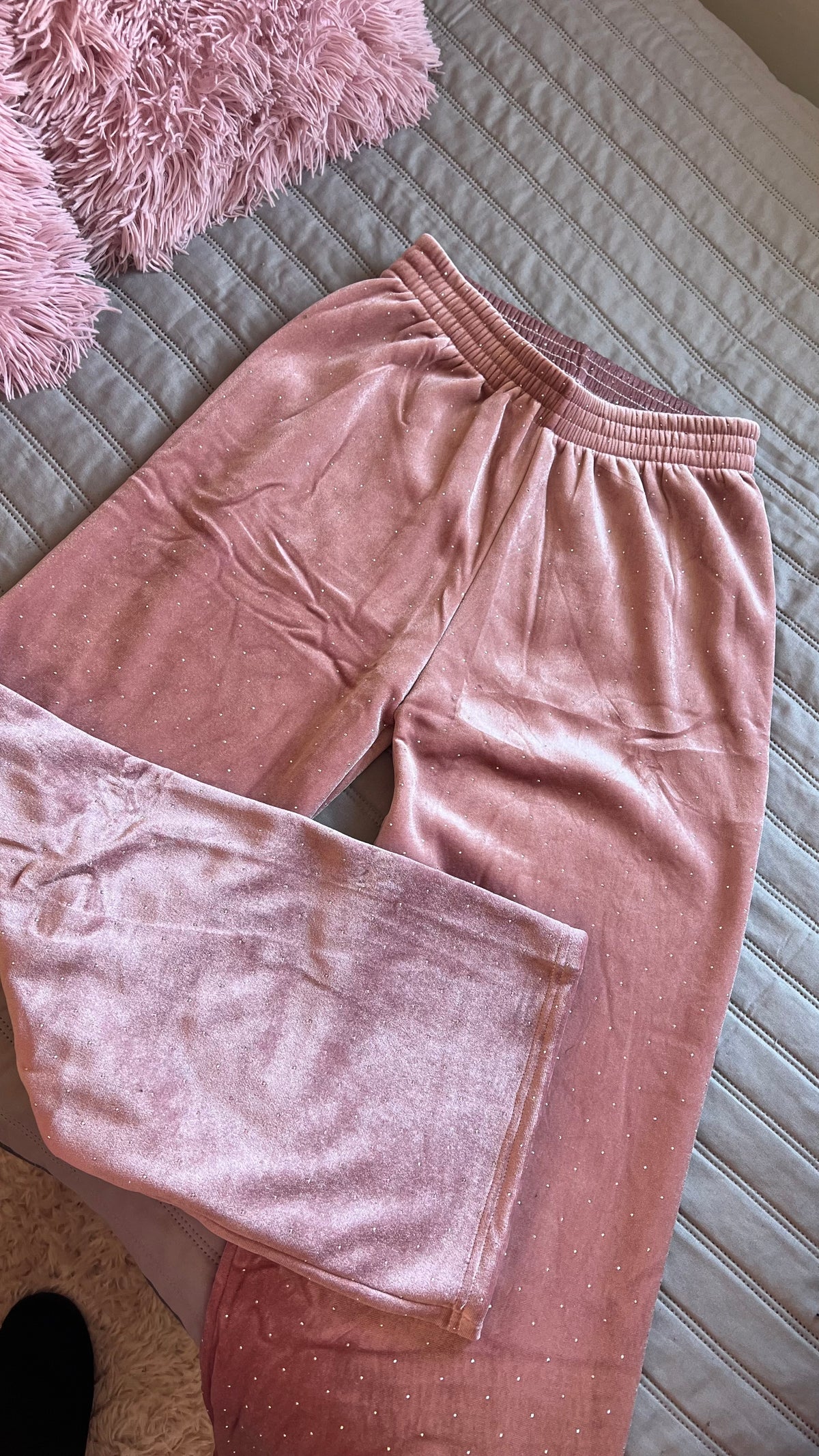 Buzo pink brillos