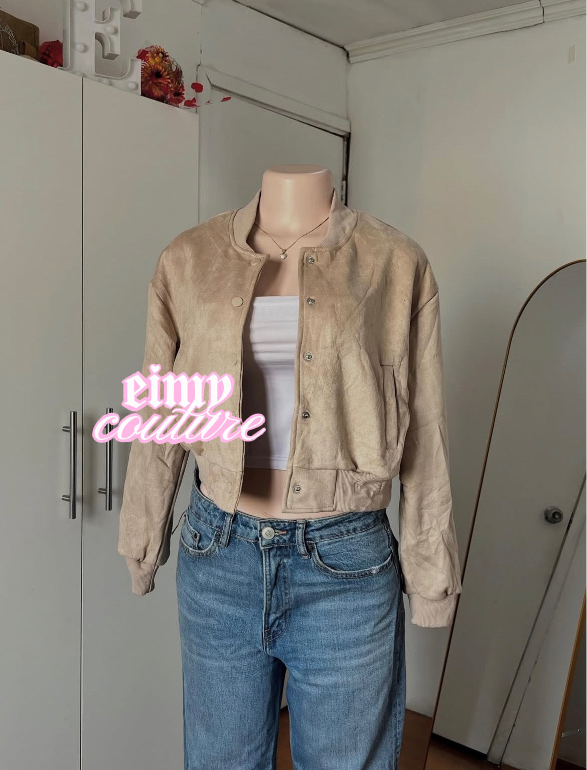 Bomber suede
