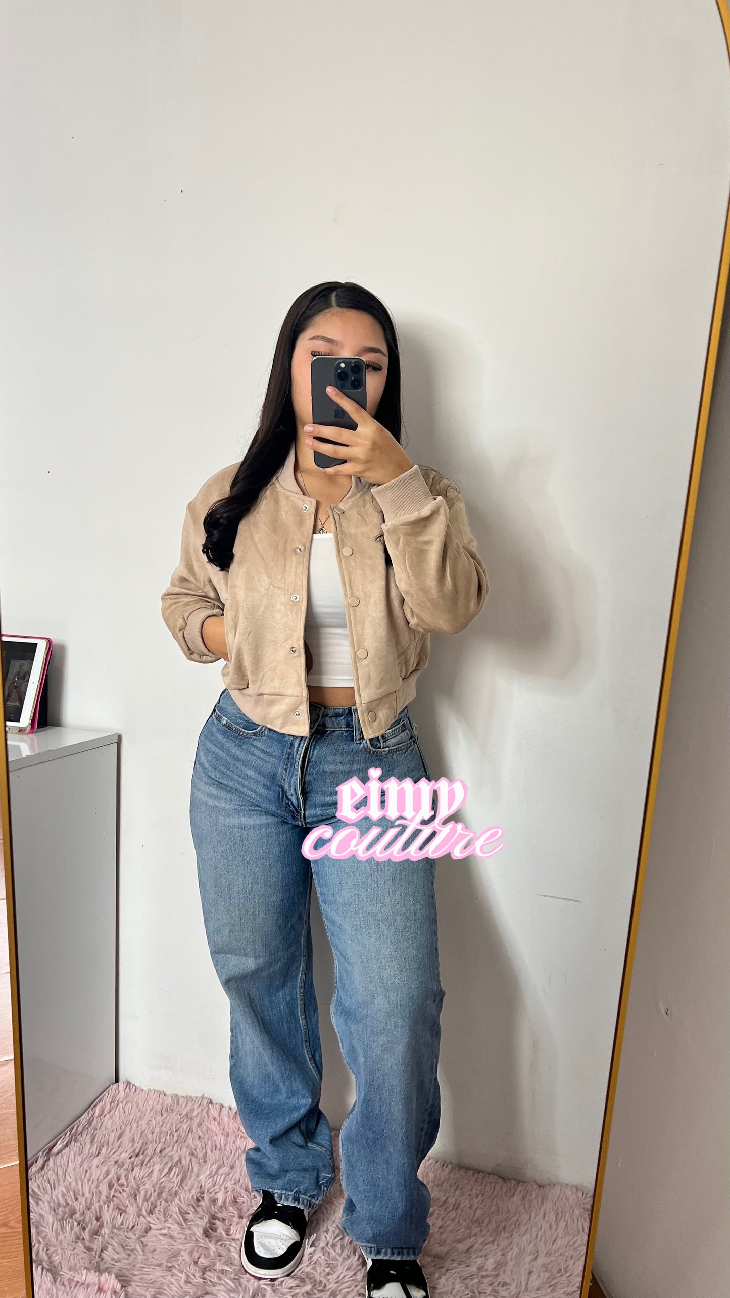 Bomber suede
